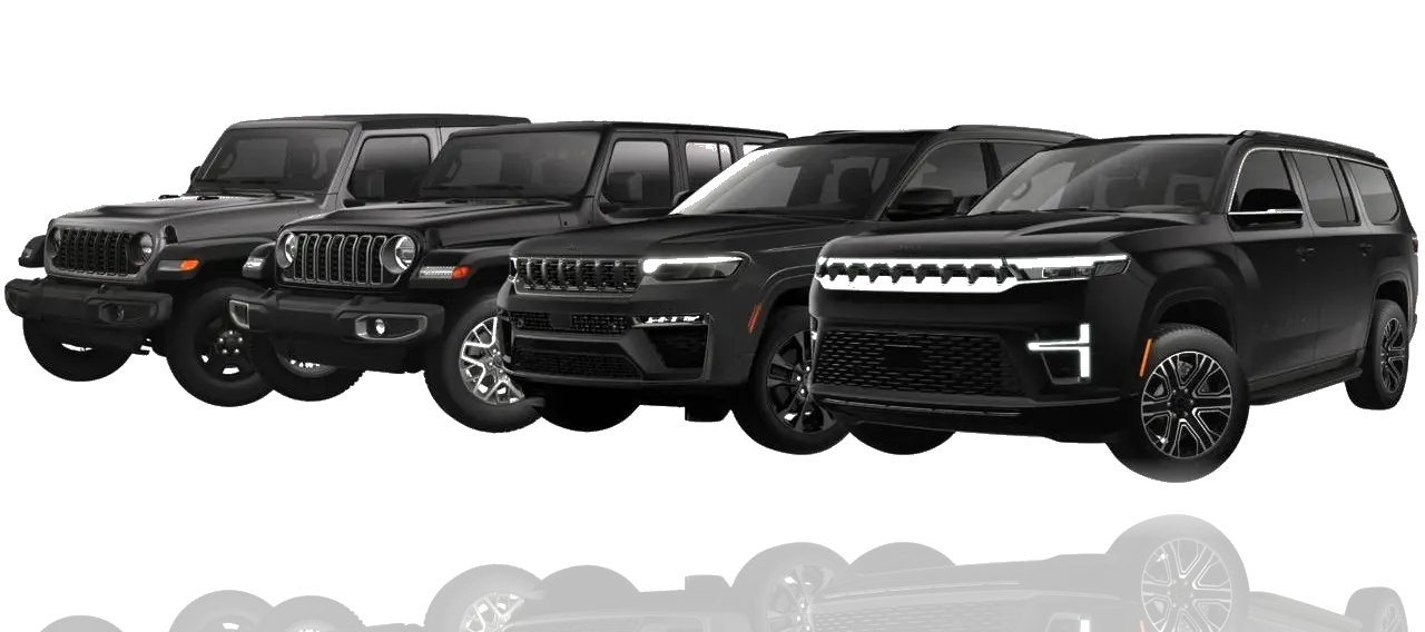 Jeep Wrangler, Grand Cherokee, and Wagoneer lineup